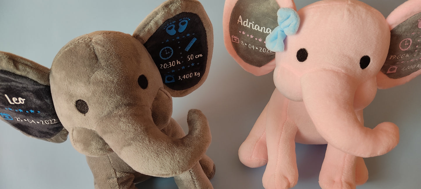 Elefante Natalicio Personalizado
