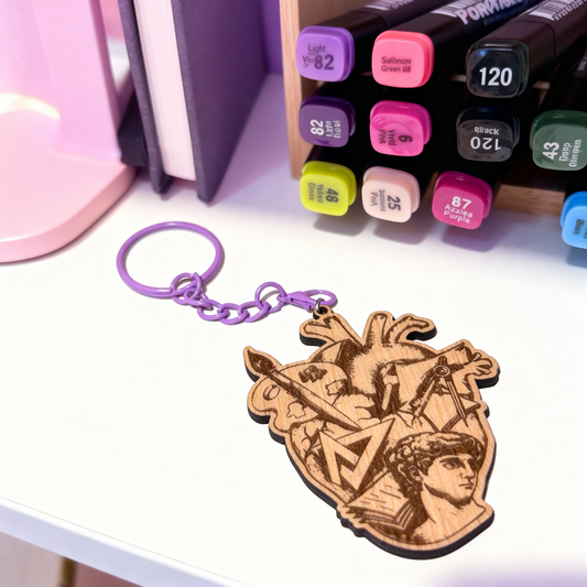 Llavero Corazón Creativo