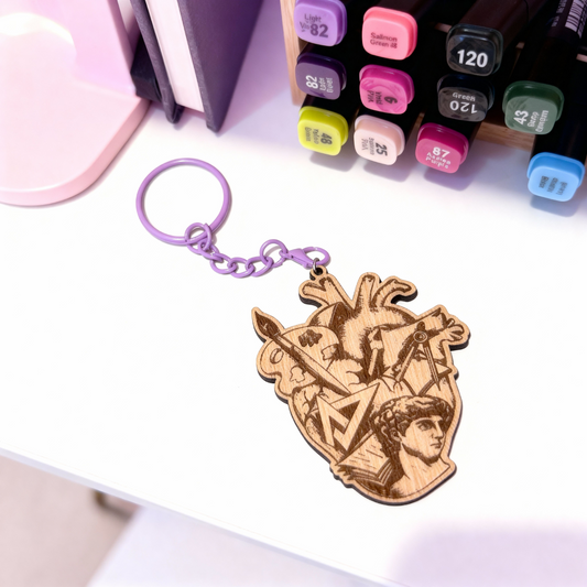 Llavero Corazón Creativo