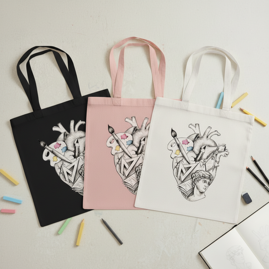 Totebag Corazón Creativo