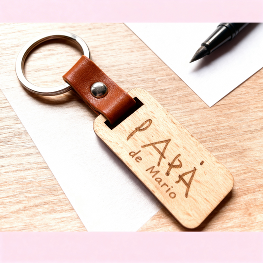 Llavero personalizado con la letra de tu hij@
