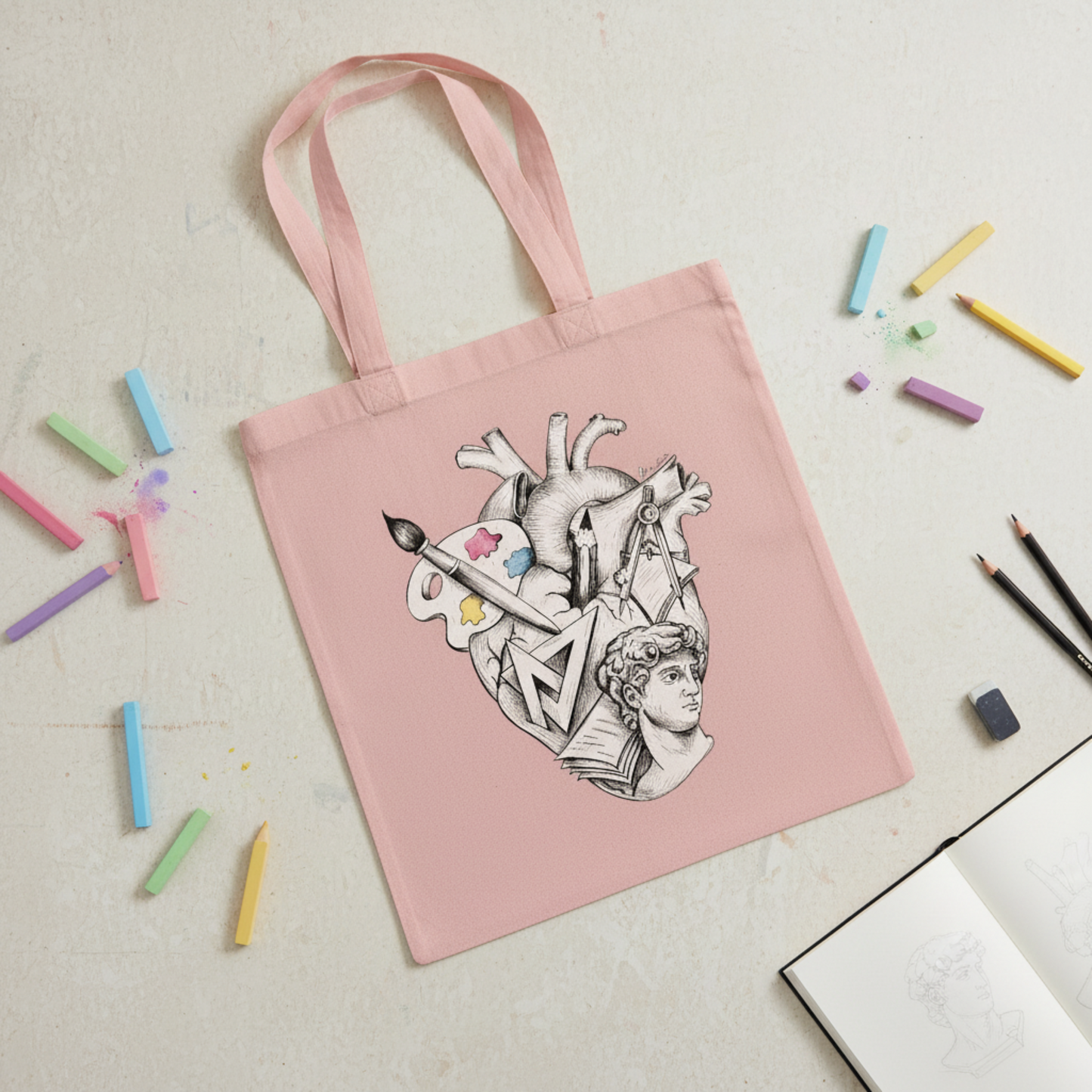 Totebag Corazón Creativo